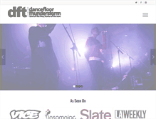 Tablet Screenshot of dancefloorthunderstorm.com